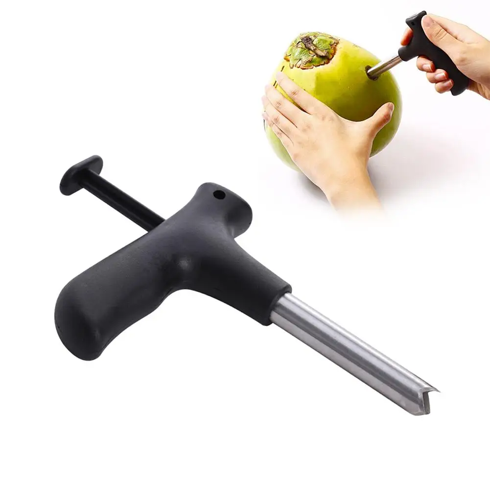 Открывалка для кокоса Tool из нержавеющей стали открывалка Water Punch Tap Drill Straw Open Hole Cut