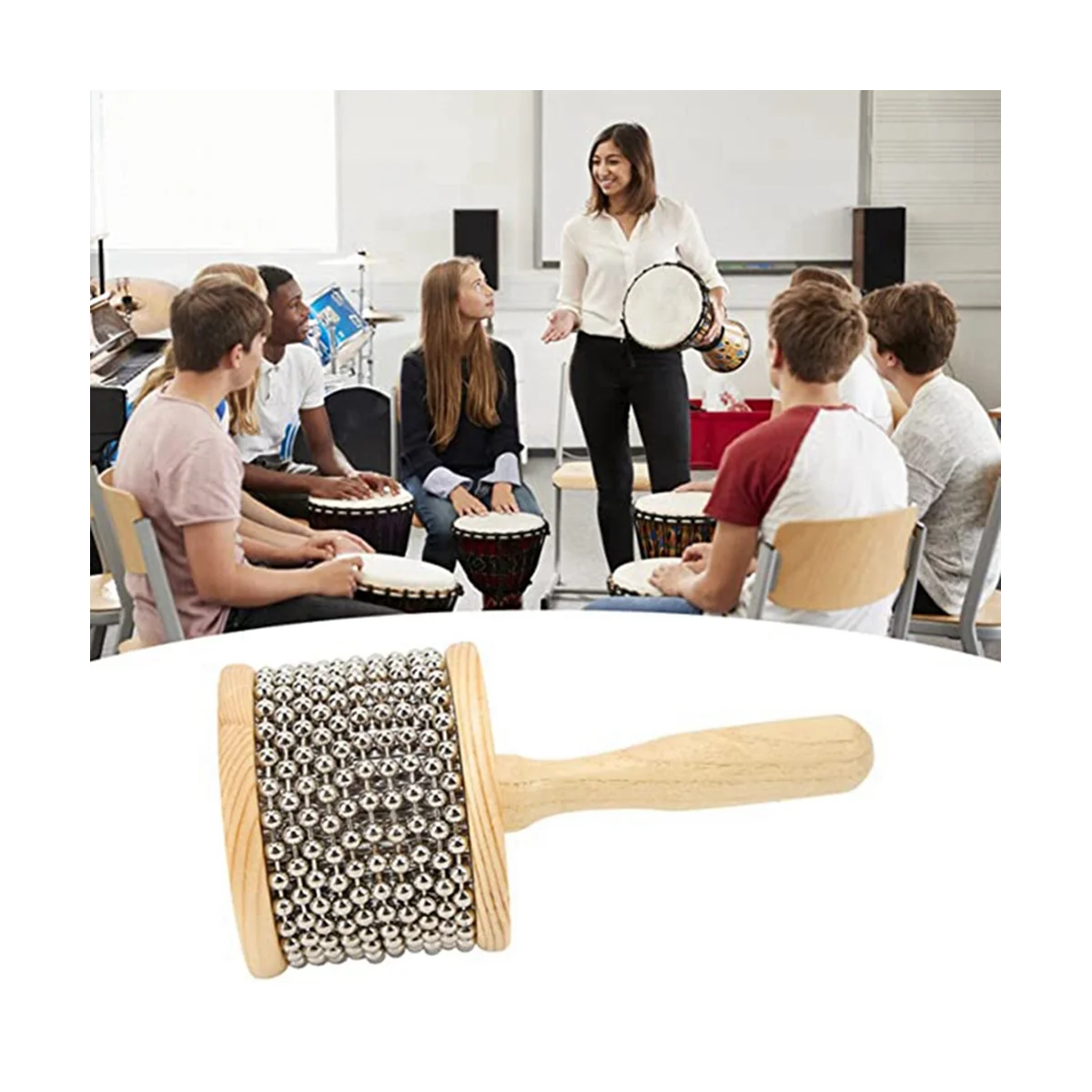 Деревянный Кабаса игрушка со стальными шариками портативные Детские Обучающие