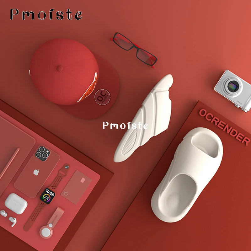 Luxury Women's Shoes Summer 2023 Comfortable EVA Slippers for Home Wear-resistant Platform Slides Bathroom Non-slip Sandals