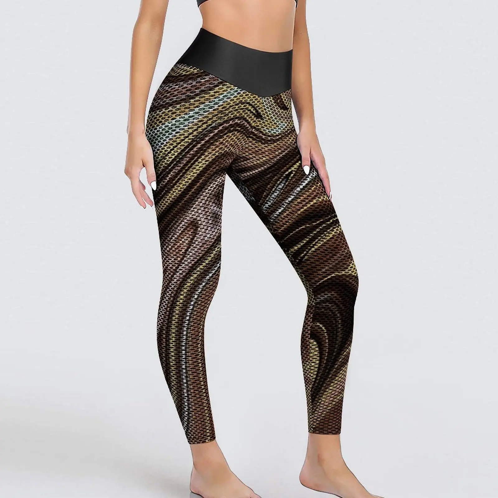 

Красочные жидкие штаны для йоги, женские мраморные чернила, леггинсы, сексуальные пуш-ап, эстетические спортивные колготки для йоги, бесшовные леггинсы для работы