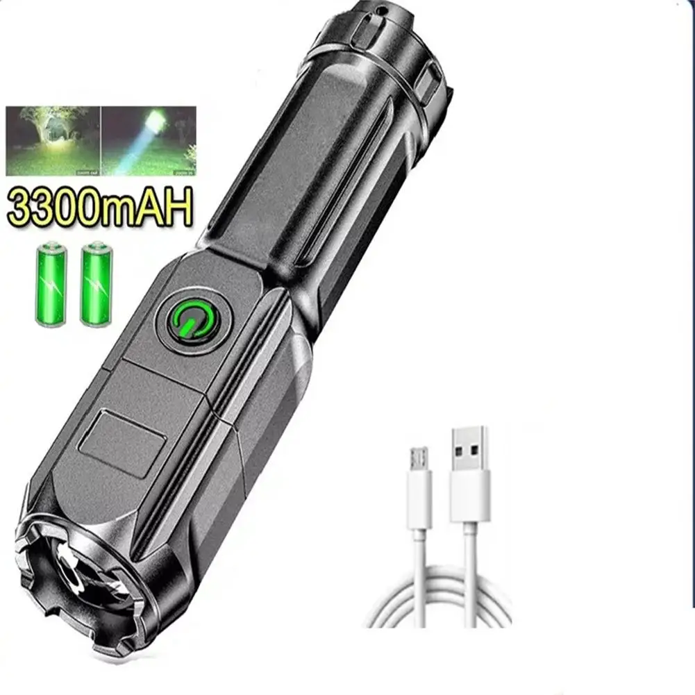 

Мини-вспышка T6, 3 режима, зуммируемый супер яркий сисветильник свет, USB Перезаряжаемый ксеноновый уличный фонарь