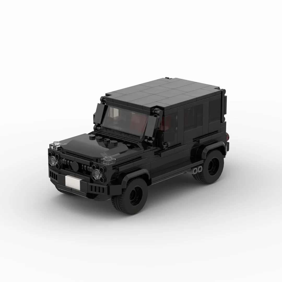 Креативный гараж MOC гоночный автомобиль быстрый внедорожный