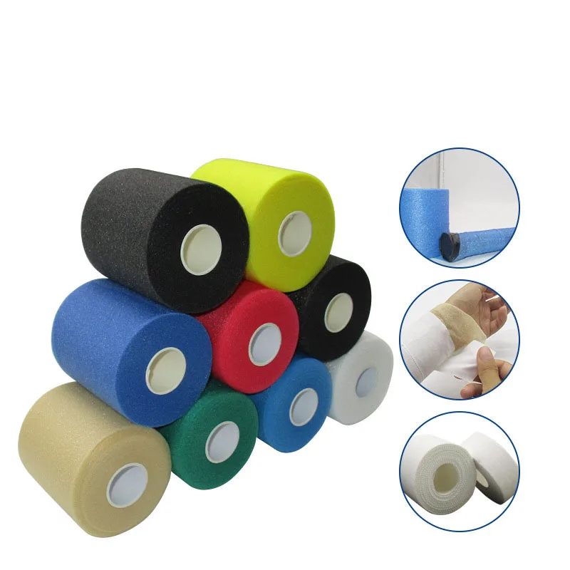 

Colorful Sport Self Adhesive Elastic Bandage Wrap Tape Elastoplast For Knee Support Pads Finger Ankle Palm Shoulder
