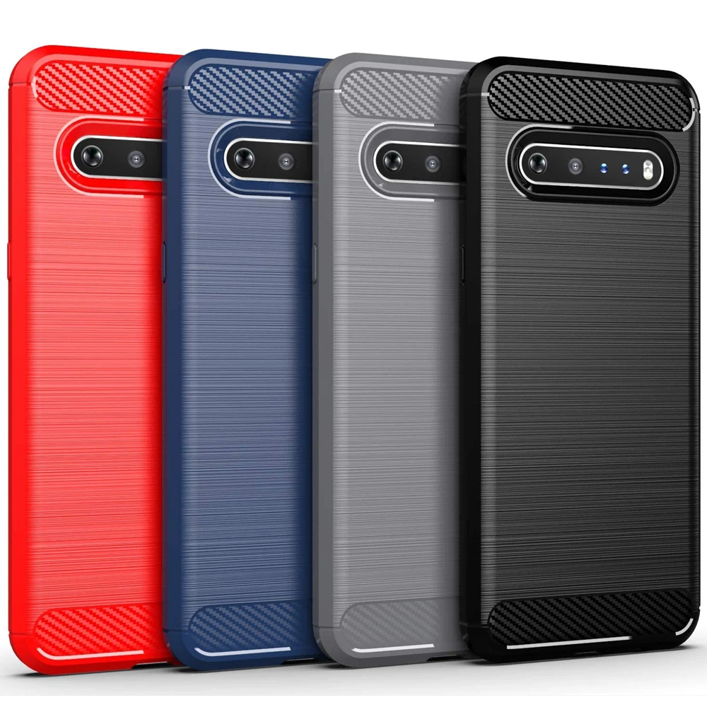For LG G8X ThinQ G8 G6 G7 ThinQ V30 V40 Q6 Case Slim Soft Silicon Protective Shockproof Case For LG Q6 Q7 Plus G6 K51 K61 Q51 Q8 images - 6