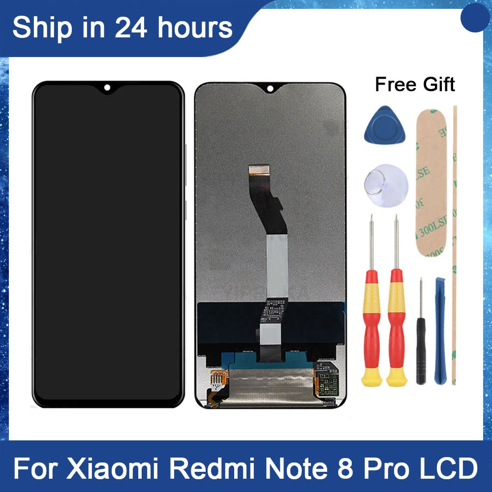 

Сенсорный ЖК-дисплей 6,53 ''для Xiaomi Redmi Note 8 Pro M1906G7I