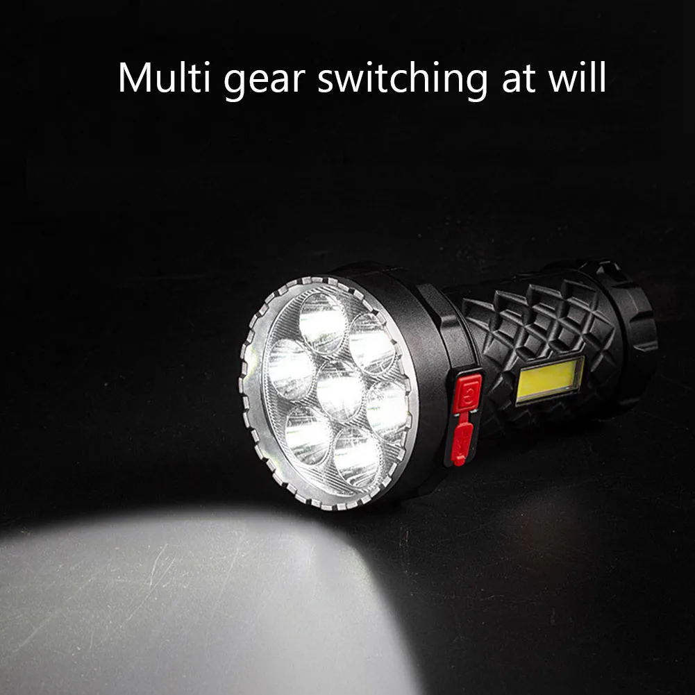 

Портативный светодиодный фонарик с COB матрицей, миниатюрный ручной светильник с зарядкой через USB, для кемпинга, путешествий, приключений, г...