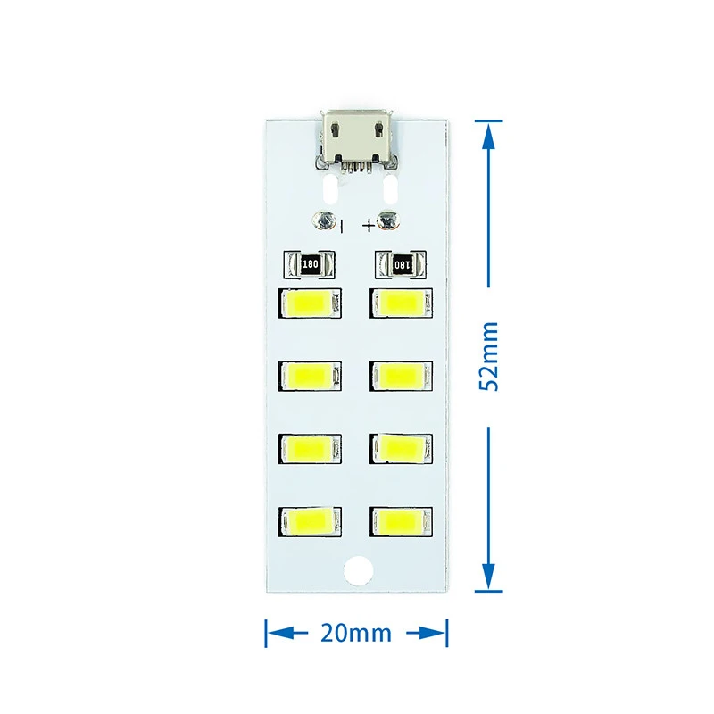 Высококачественный светодиодный светильник 5730 smd 5 в мА ~ белый Mirco Usb Светодиодная