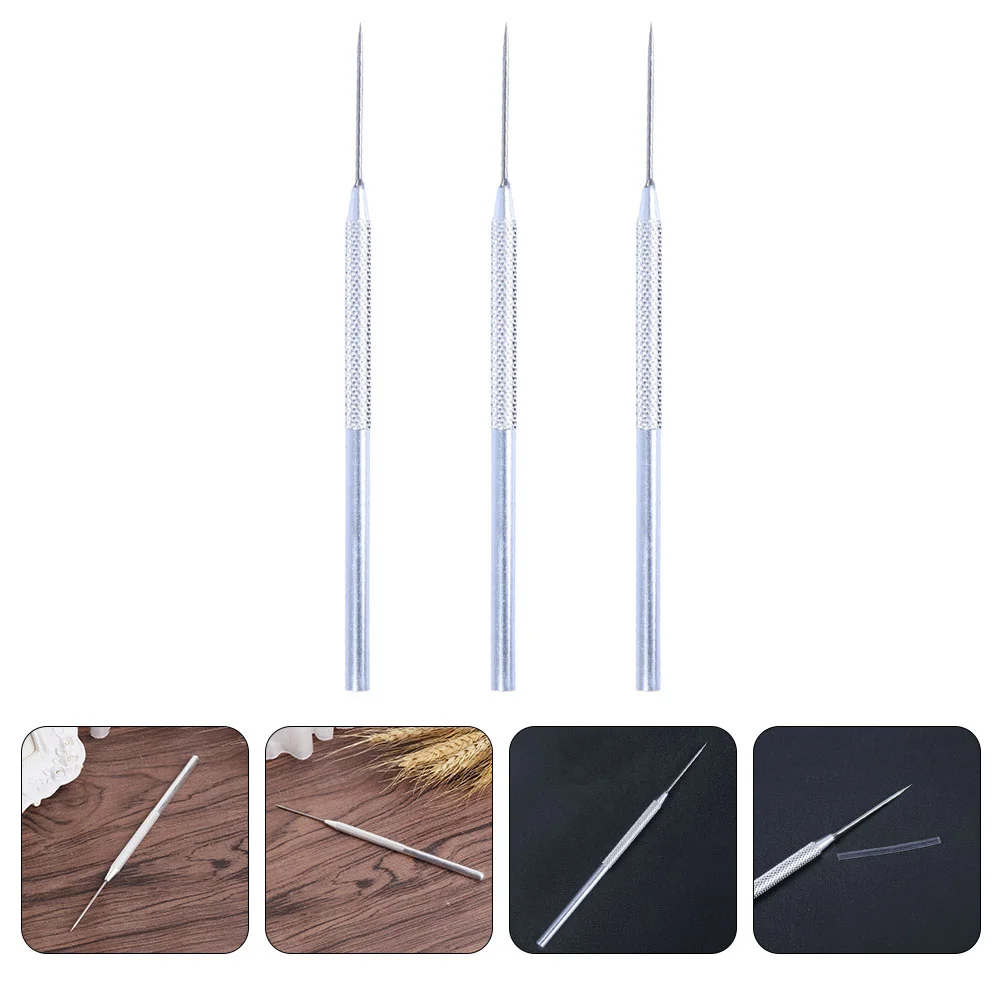 3 шт. дырокол для полимерной лепки инструменты керамики набор принадлежностей