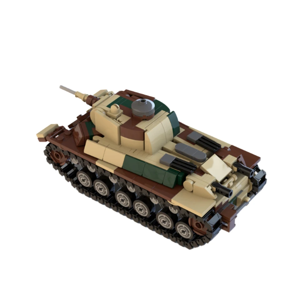 Вторая мировая война Военная серия советский гусеничный Танк T50 MOC армия