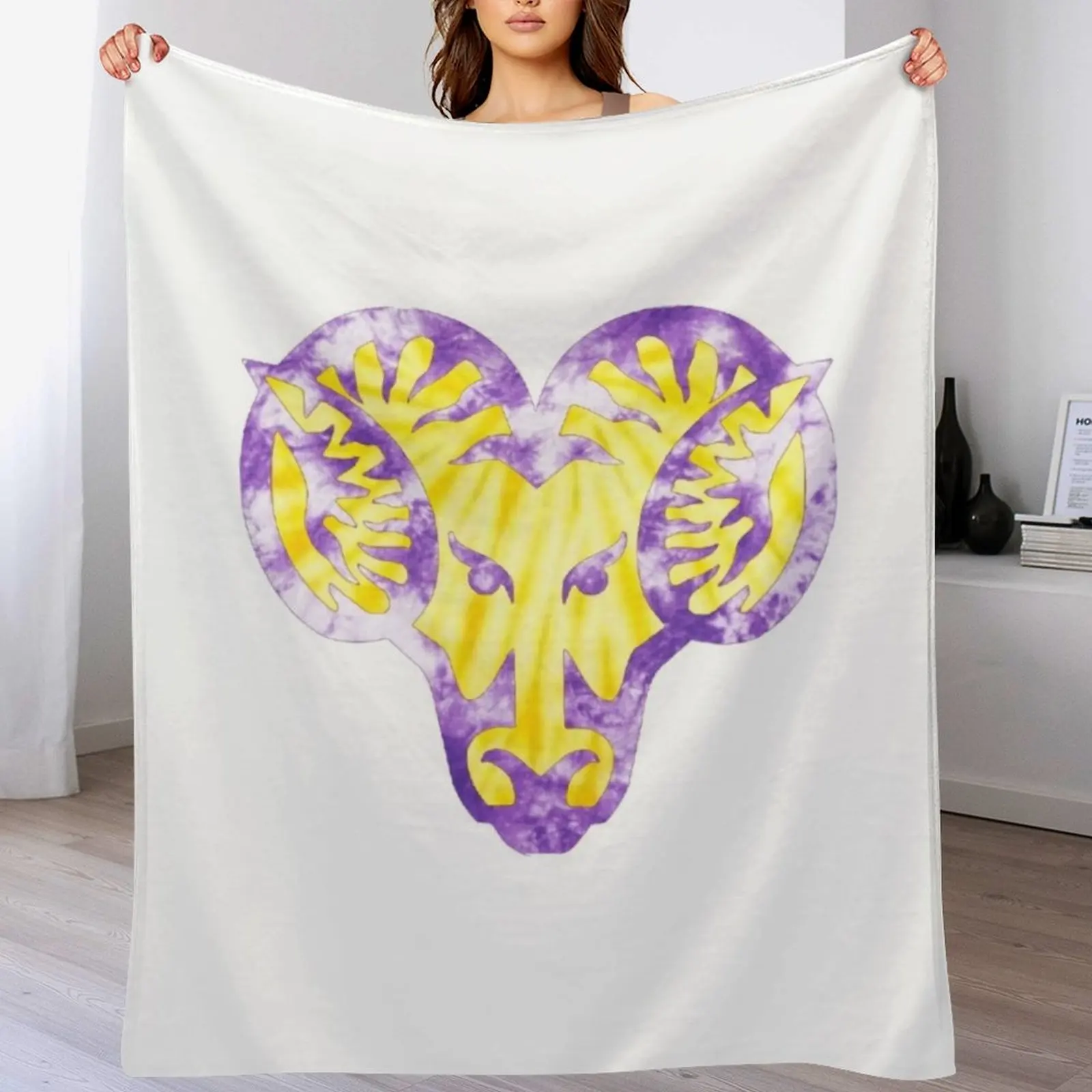 Одеяло tie dye wcu ram одеяло для Хэллоуина одеяла кровати
