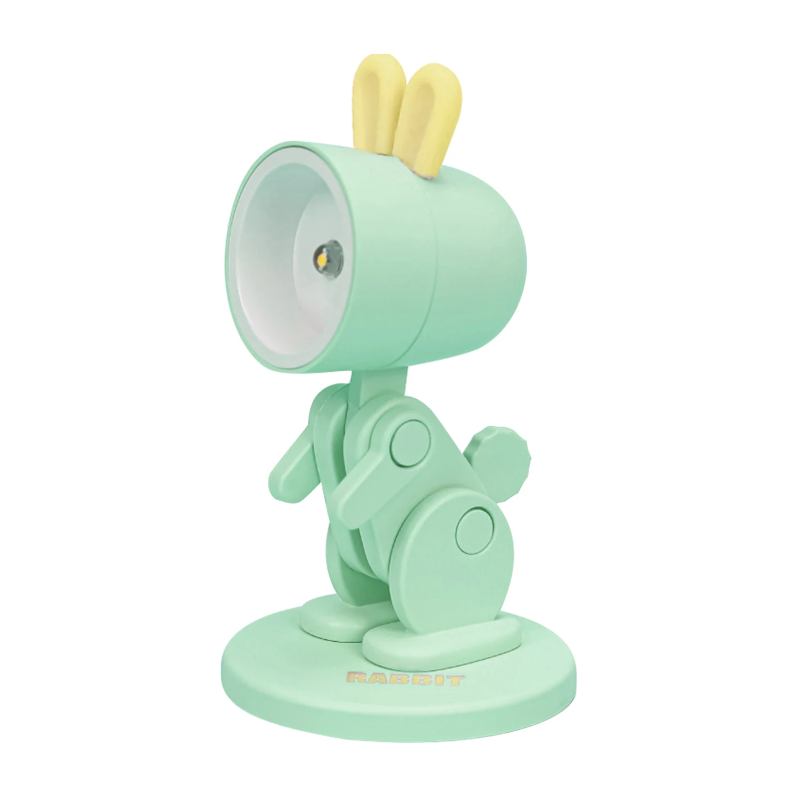 

Night Light Dormitory Battery Powered DIY Rabbit Dinosaur Eye Protection Cartoon Mini Home Office Magnetic Base Bedroom Ornament