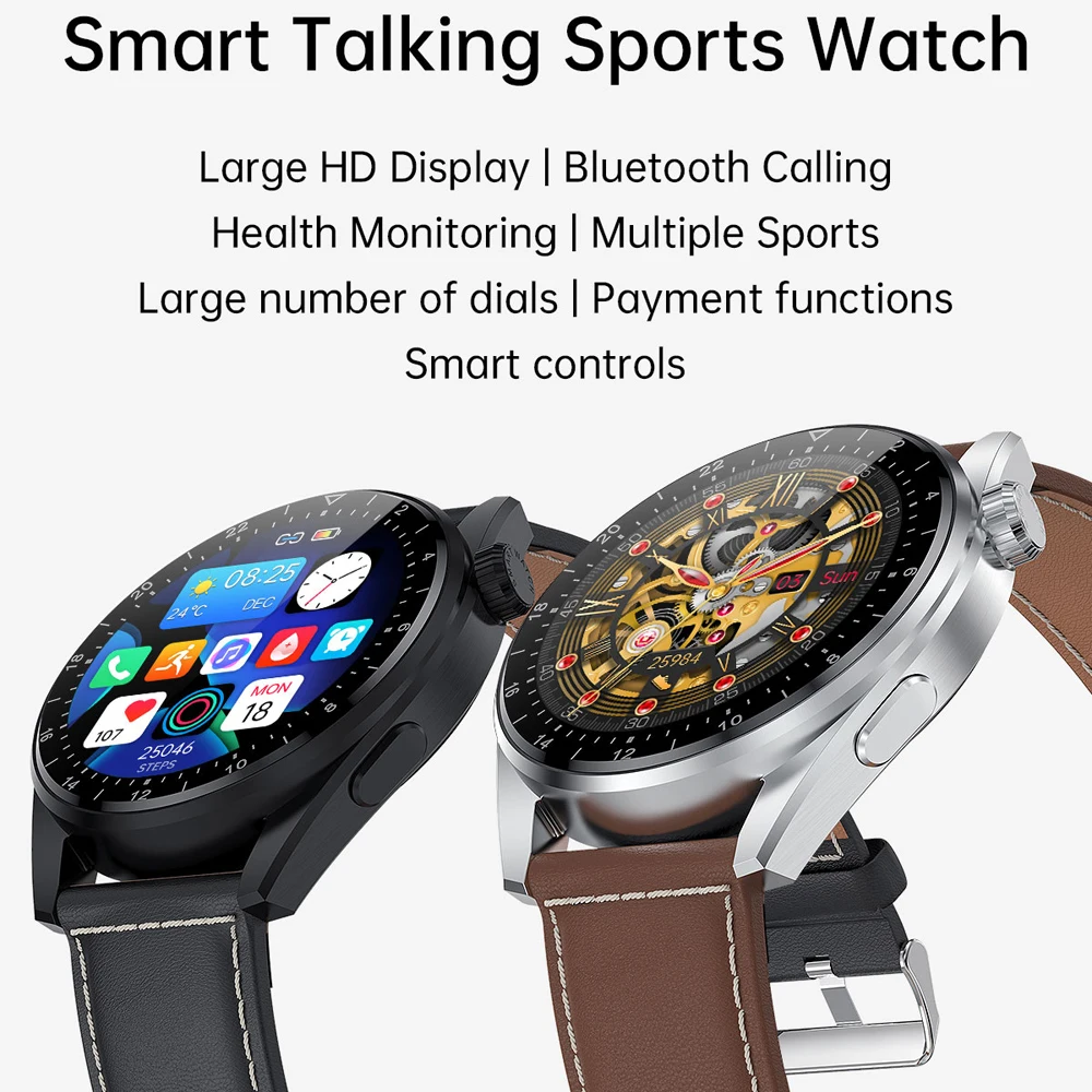 Смарт-часы с поддержкой Bluetooth пульсометром и тонометром 390*390 | Электроника