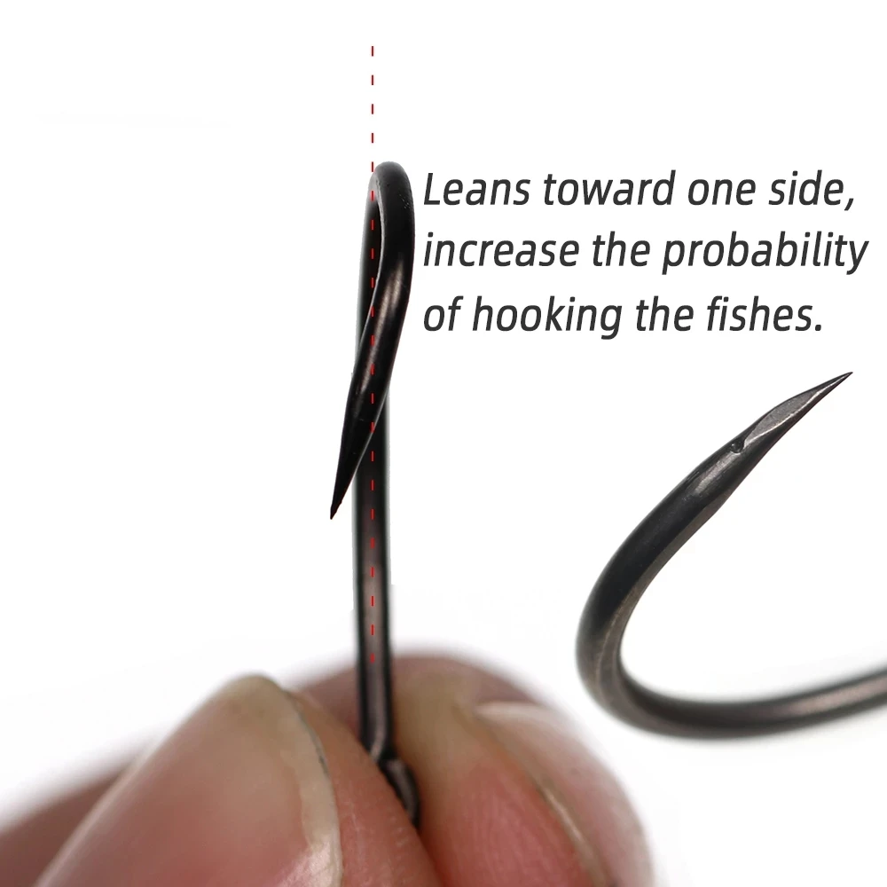 100pcs Barbless Carp Fishing Hook Jig Head Carp Hooks High Carbon Steel Curve Shank Non-barb Fishhook Chod Hair Rigs Hooks