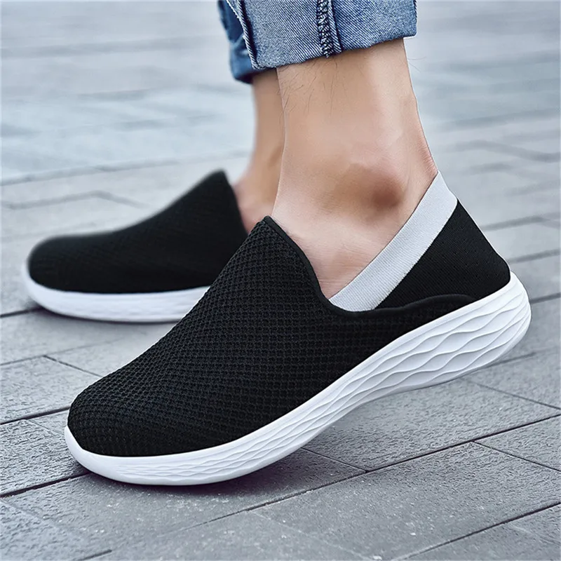 Men Women Comfortable Casual Legging Lazy Flats Outdoor Soft Mesh Sneakers Walking Driving Shoes