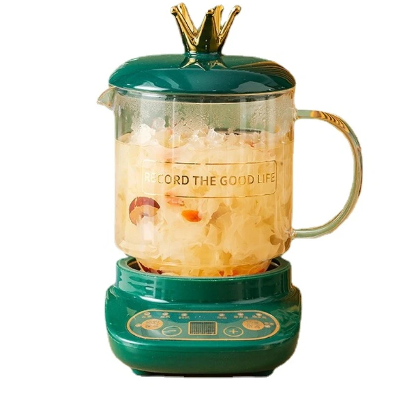 

Ceramic Glass Split Type Electric Heating Cup Health Pot Stew Soup Porridge Cup Electric Tea Kettle Teapot