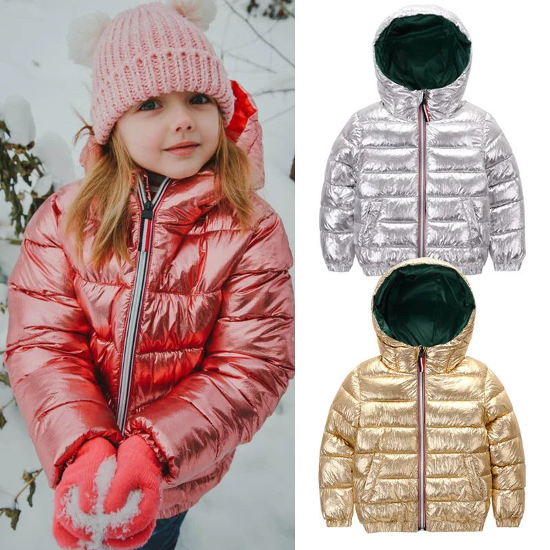 

Kids Teenage Coat Jackets Silver Down Jacket Russia Jacket 10 Gold 8 Pink Winter Winter Boy Snowsuit Years For 2 Parka Girls