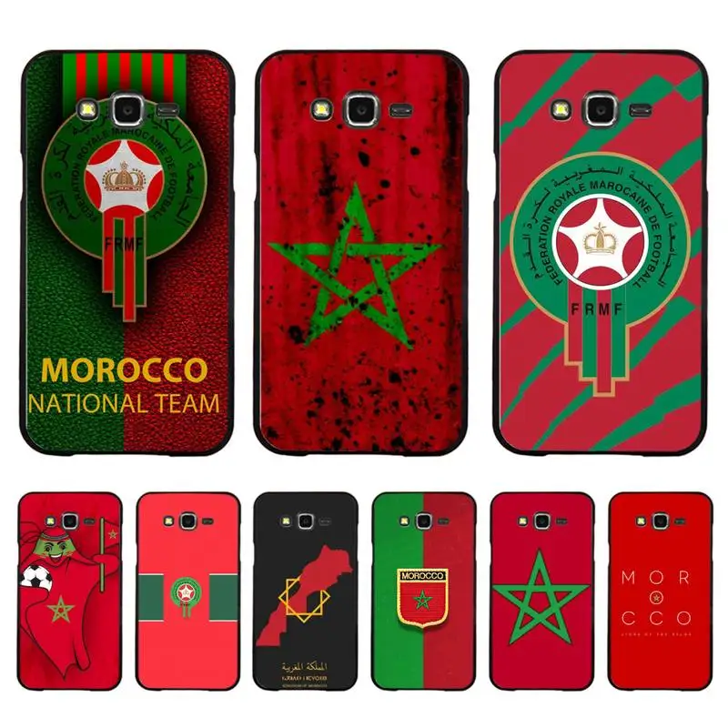 

Morocco Flag Phone Case For Samsung Galaxy J4plus J6 J5 J72016 J7prime cover for J7Core J6plus