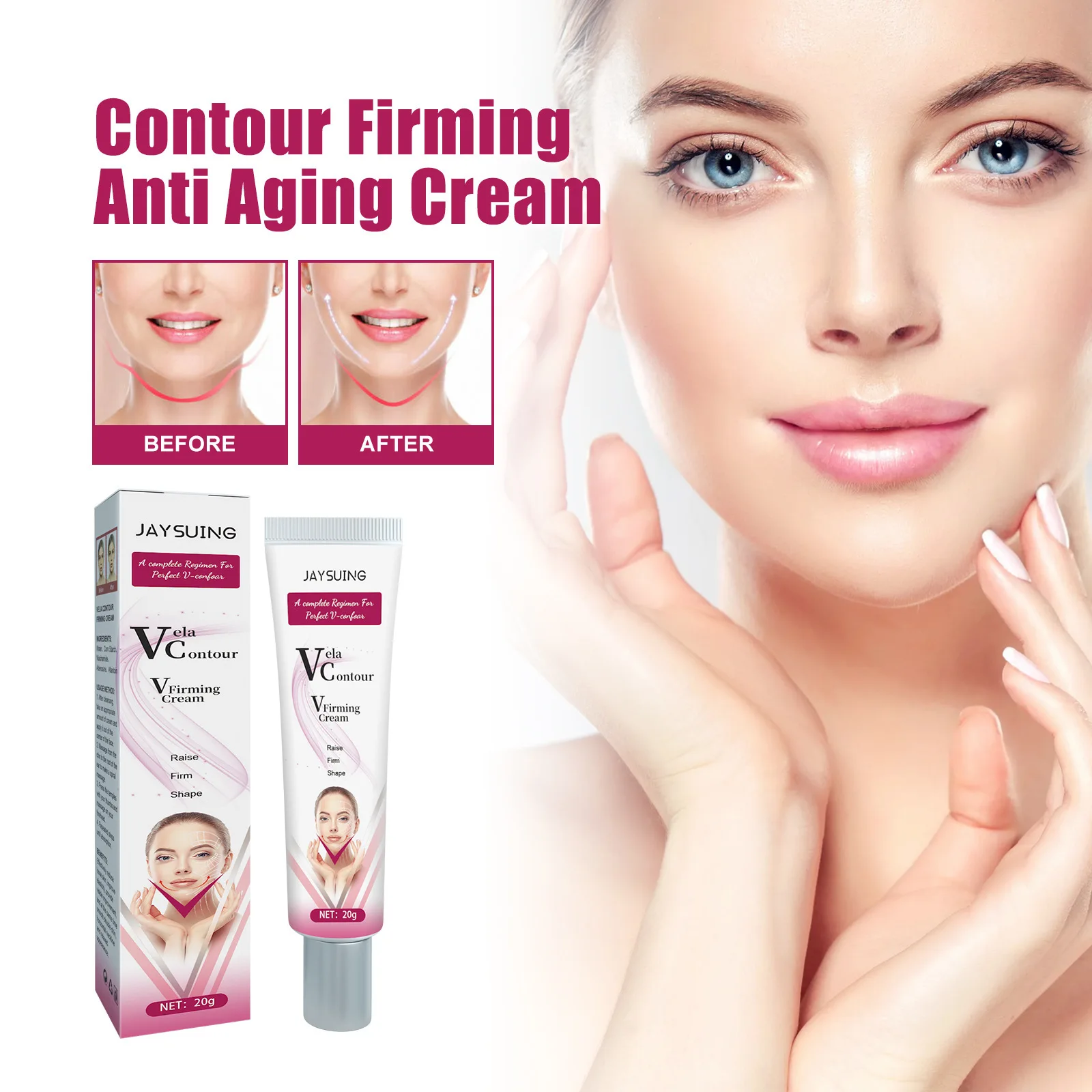 

V Face Firming cream Anti-aging cream big face double chin jaw bone firming lift facial contour