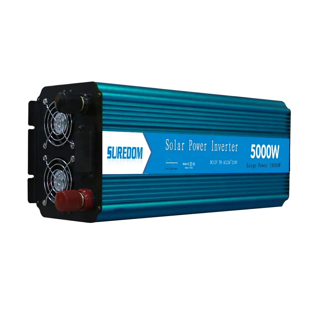 

Suredom 5000W Power inverter dc to ac charger inverter pure sine wave inverter