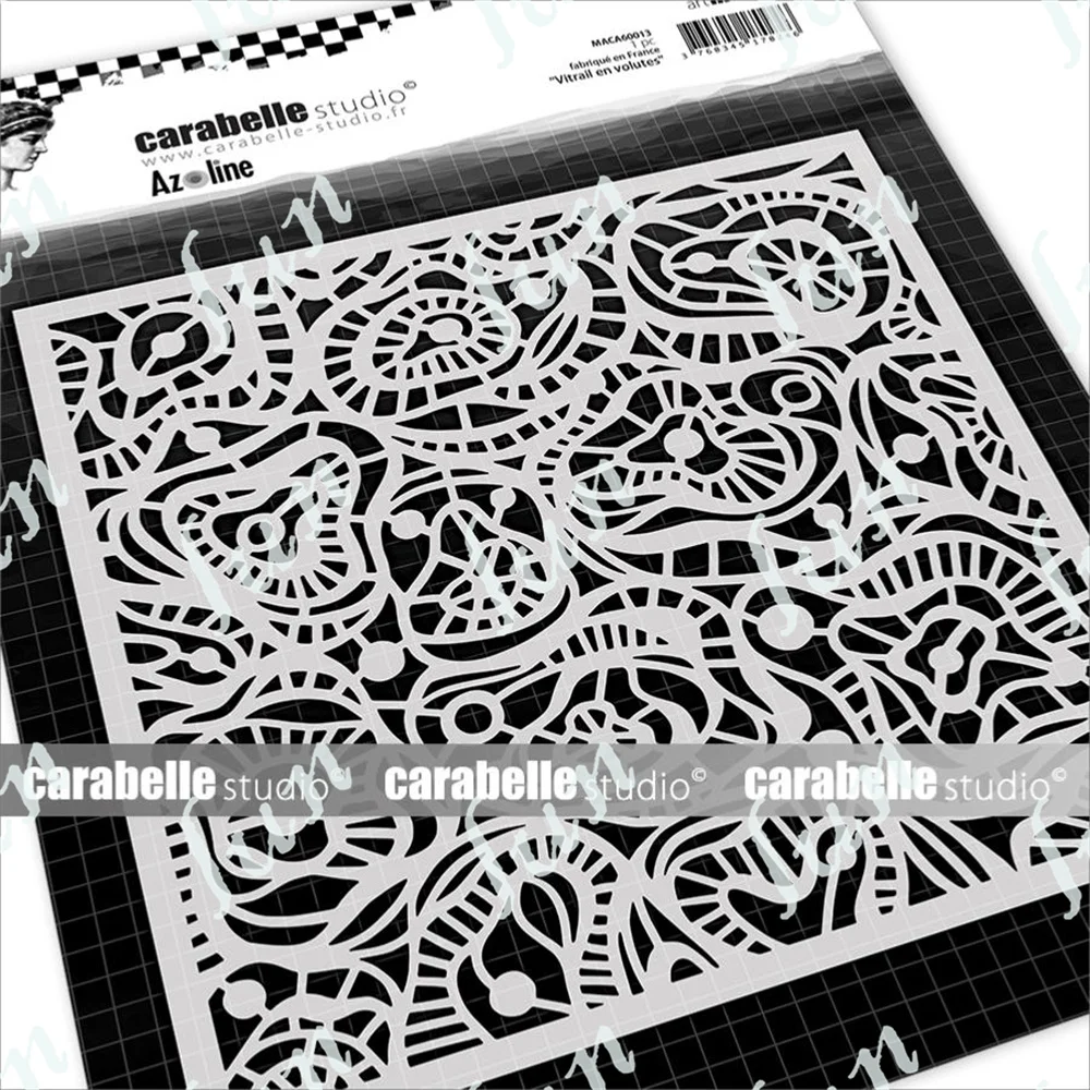 Новинка 2022 г. многослойный трафарет Vitrail ручная работа сделай сам штампованная