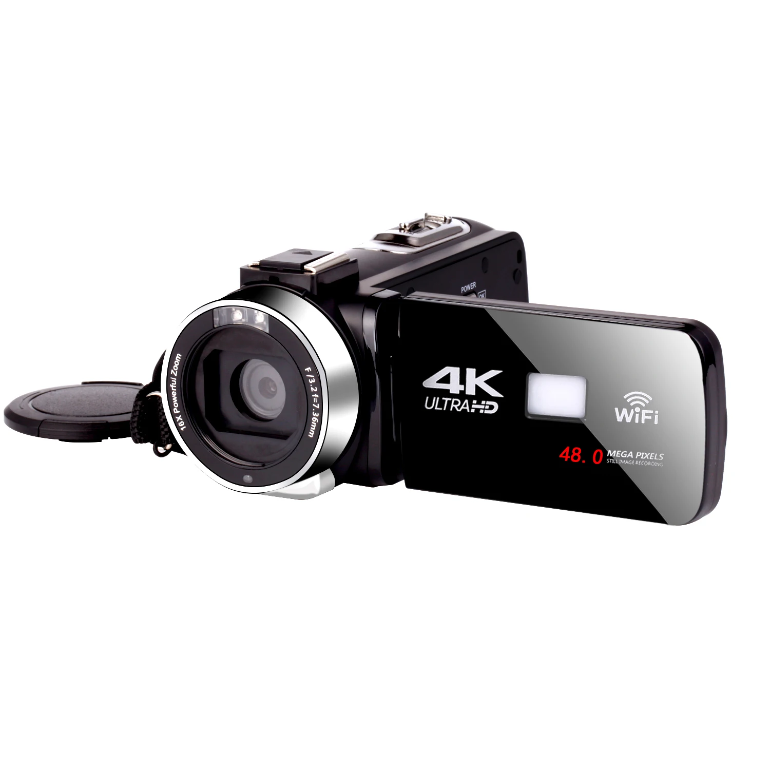 

Time-Lapse 4K Video Camera Youtube 18X Full UHD Infrared Digital Camcorder Blogger Vlog Recoding 3" Rotate Screen Selfile Webcam