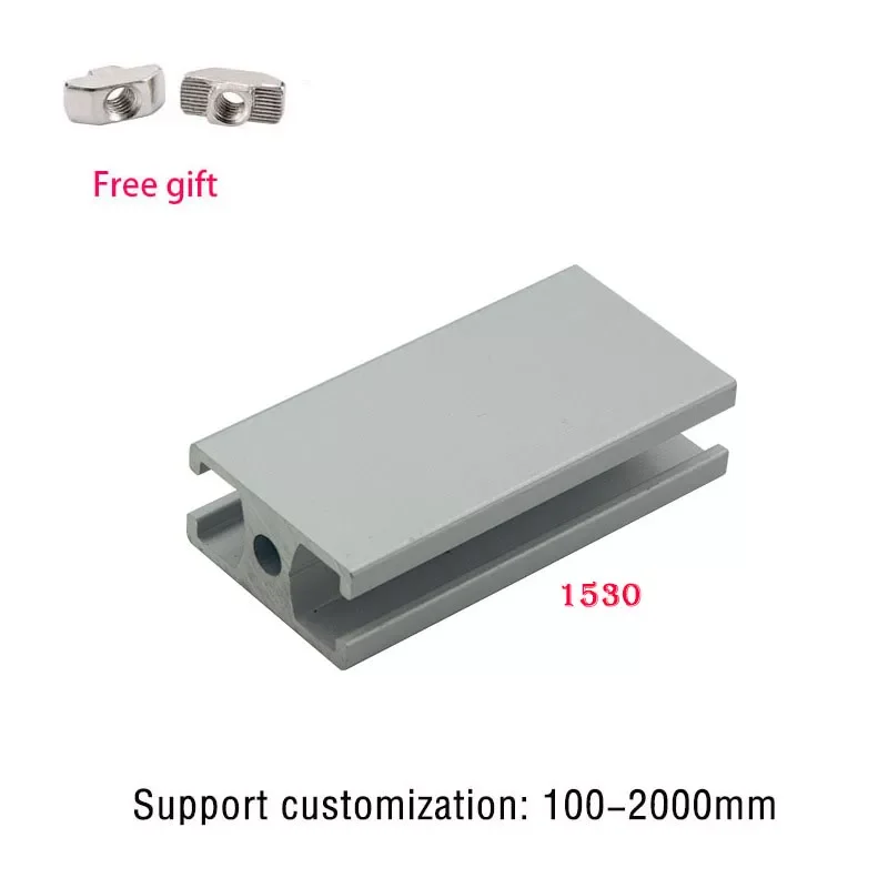 

NEW 1530 Aluminum Profile Linear Rail 1530 1000mm Silver Extrusion Frame European Standard Camera Slider Furniture 3D Printer