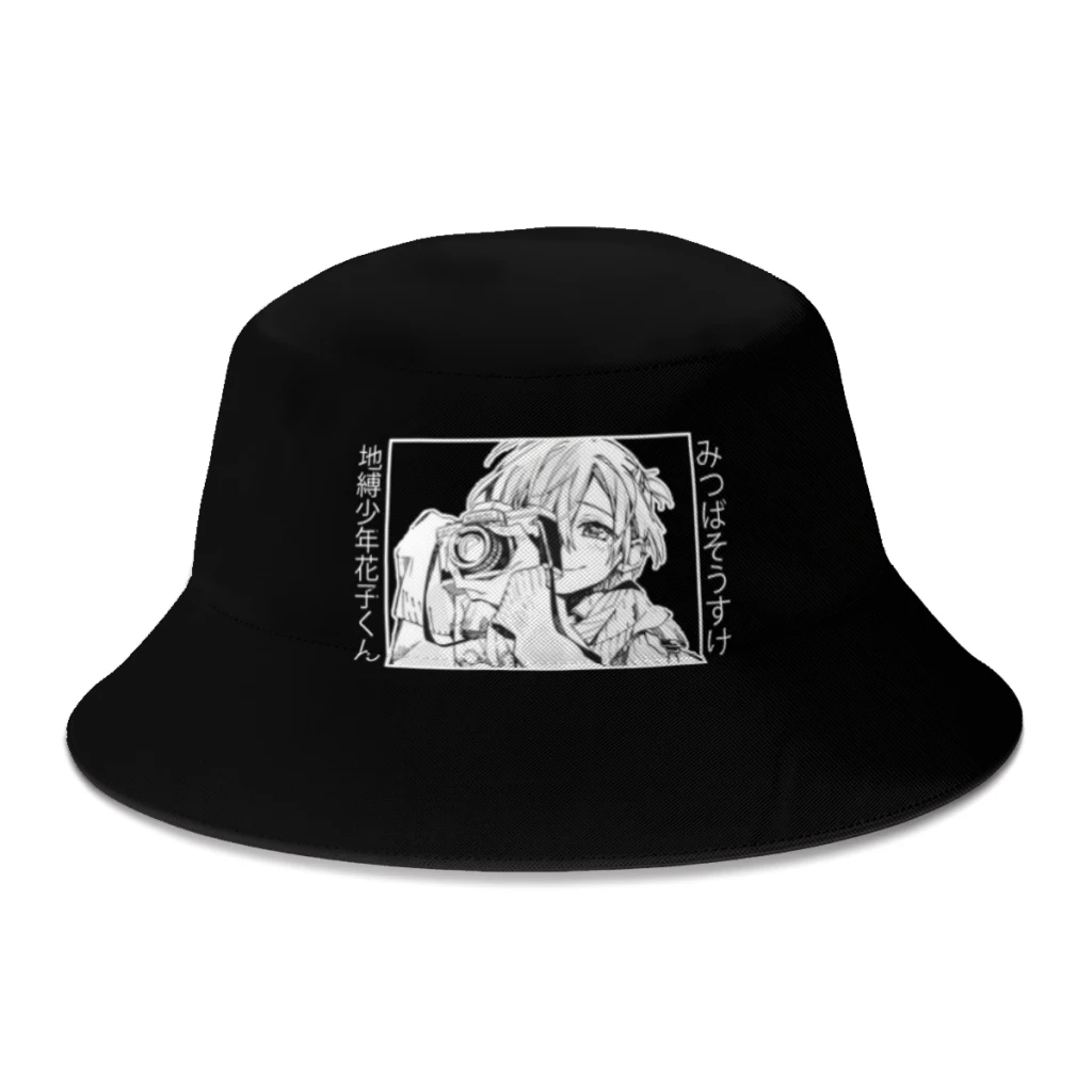 

Yashiro Nene Anime Fisherman Hat Woman Man Hip Hop Jibaku Shounen Hanako Kun Bucket Hat Sandbeach Bob Femme Gorro Sun Protection