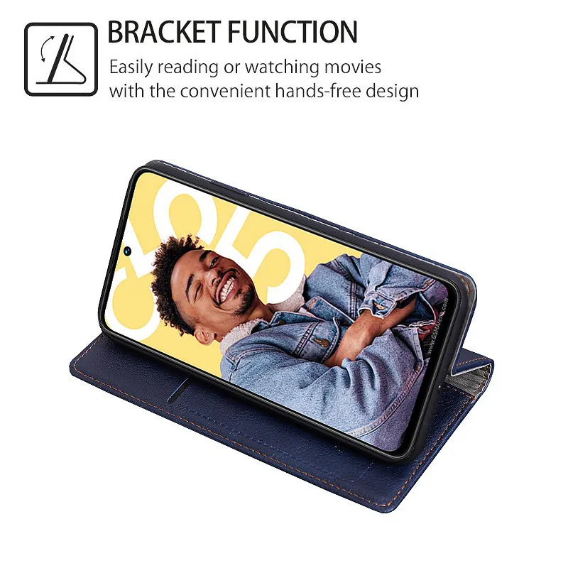 Чехол-кобура для телефона в деловом стиле Samsung Galaxy A03 чехлы Etui A03s чехол-книжка