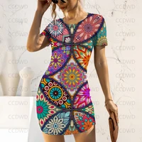 prom dresses pattern evening painted dress woman spiral y2k color summer 2022 line bodycon vortex mini party sexy elegant women