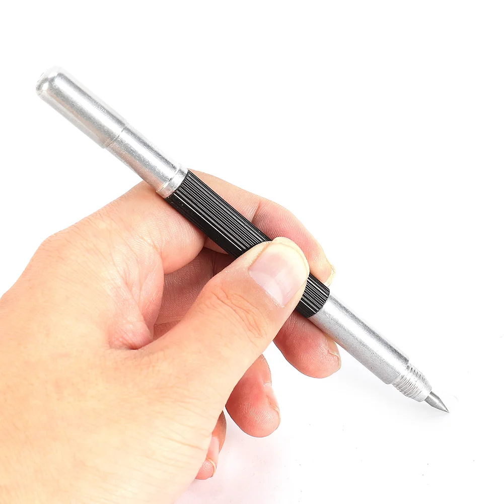 

Carpentry Woodworking Tool Planer Double Ended Tungsten Carbide Scribing Stainless Steel Magnet Pen Tip Steel Scriber Marker 2pc