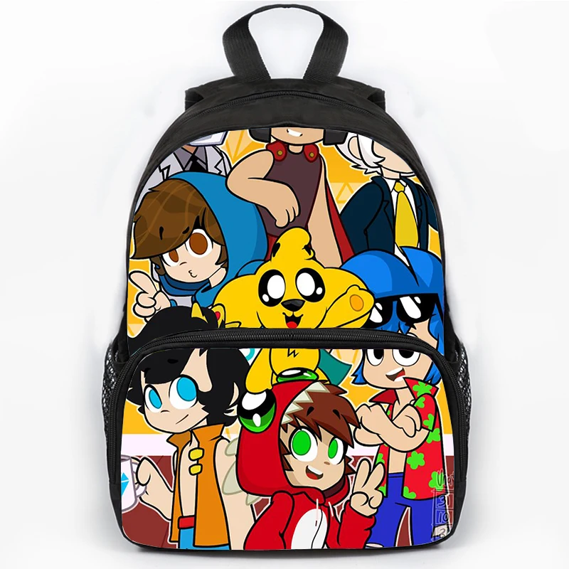 

Mikecrack School Bag Girls Boys Cute Anime Backpack Kids Daily Bookbag Student Zipper Backpacks Teenager Rucksack Travel Mochila