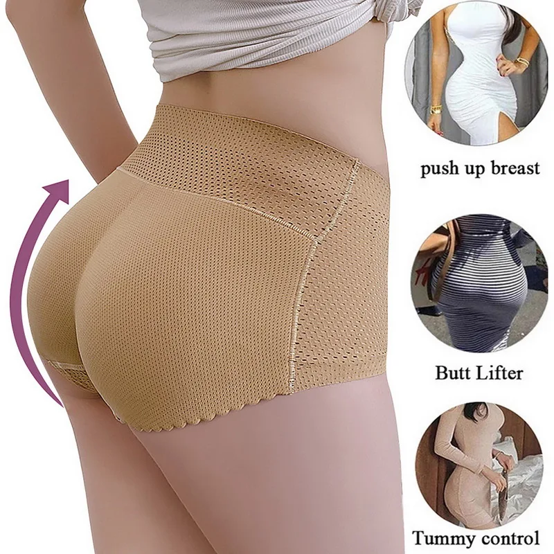 

Женские мягкие трусики с эффектом пуш-ап