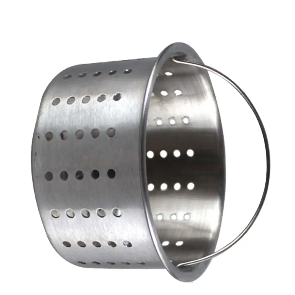 

Sink Strainer Deep Cup Waste Trap Filter 4.37" Diameter Large Mesh Basket Filter for Kitchen