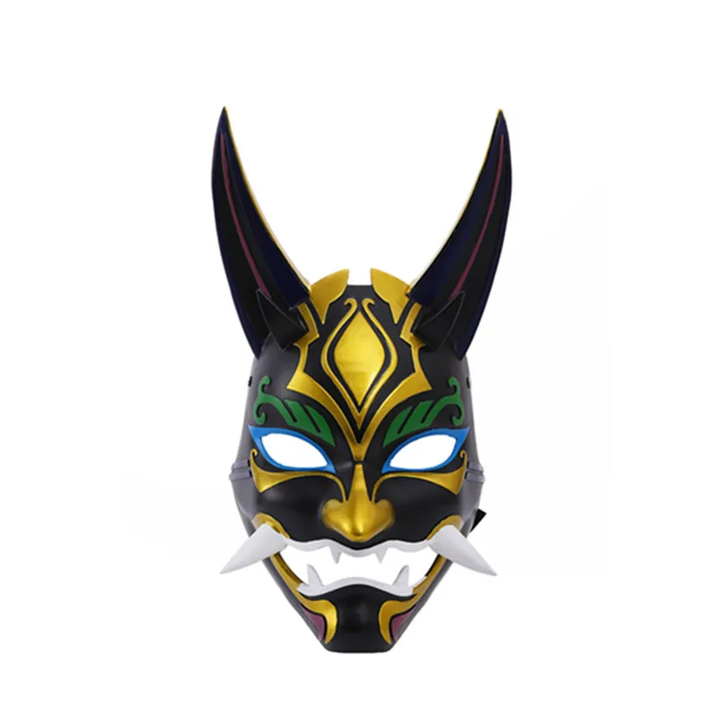 

Genshin Impact Xiao Props Cosplay Mask Table Decoration Halloween Christmas Party Masquerade Anime Performance Children's Gift