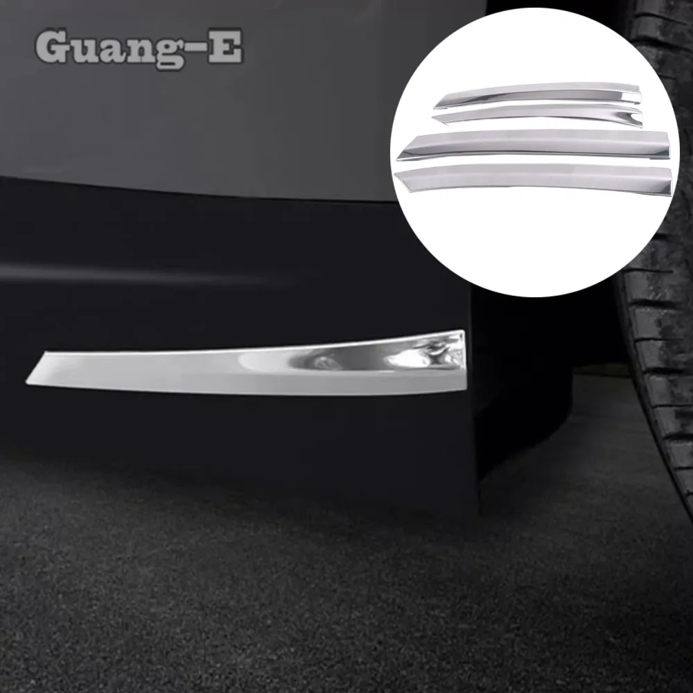 

Stainless Steel Car Front Rear Bumper Corner Trim Decor Cover Auto Exterior Accessories for Hyundai Custo 2021 2022 2023 2024