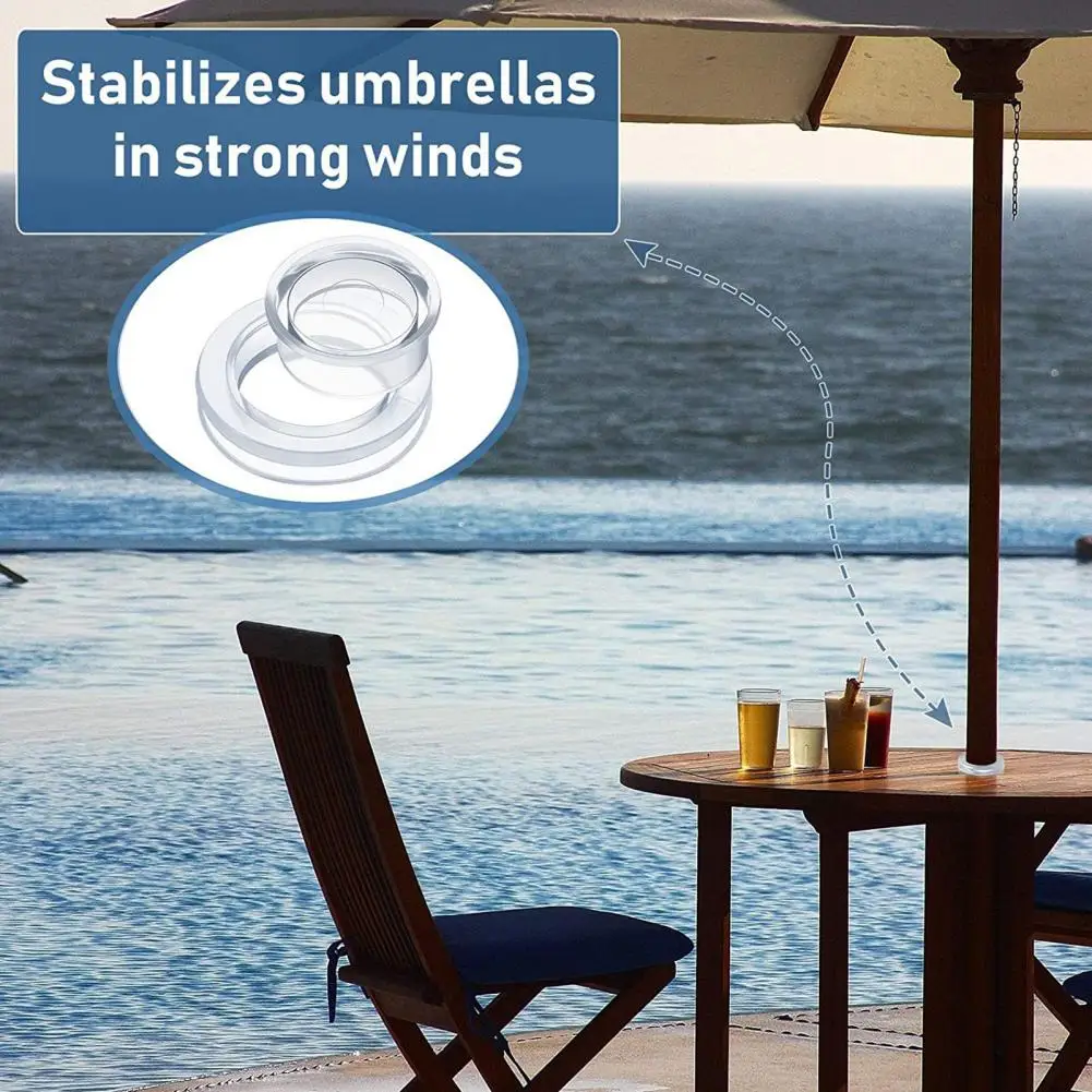 

Umbrella Hole Cover 1 Set Durable Anti-scratch Rubber Garden Table Umbrella Hole Ring Park Accessories