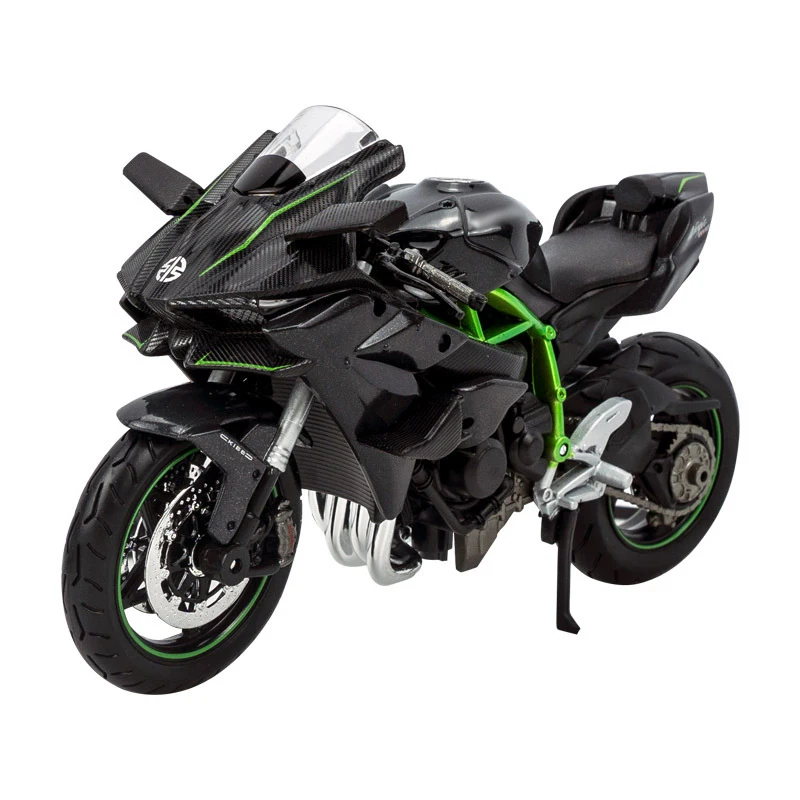 

1:12 Scale Kawasaki Ninja H2R ZX-14R Z900RS Figurines Diecasts Toy Alloy Boy SportBike Motorcycle Racing Model Replicas Men Gift