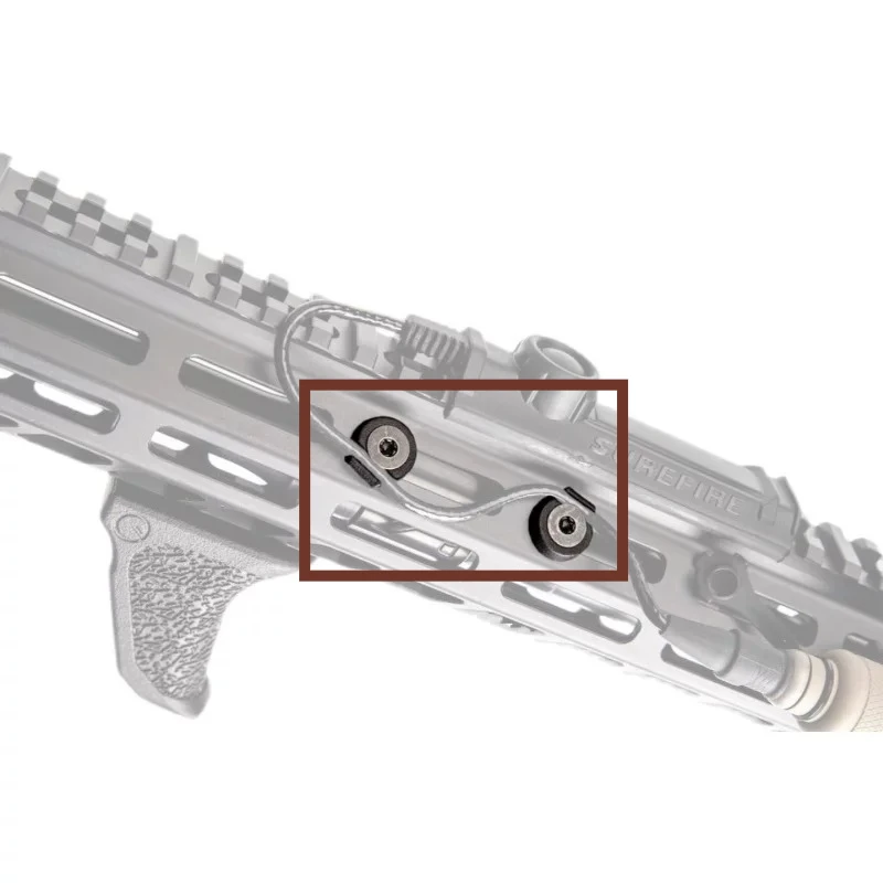 Фото Тактический зажим для кабелей, совместимый с M-LOK, подходит для M300 / M600 / PEQ15, нейлоновый материал, 6 штук в комплекте. №2