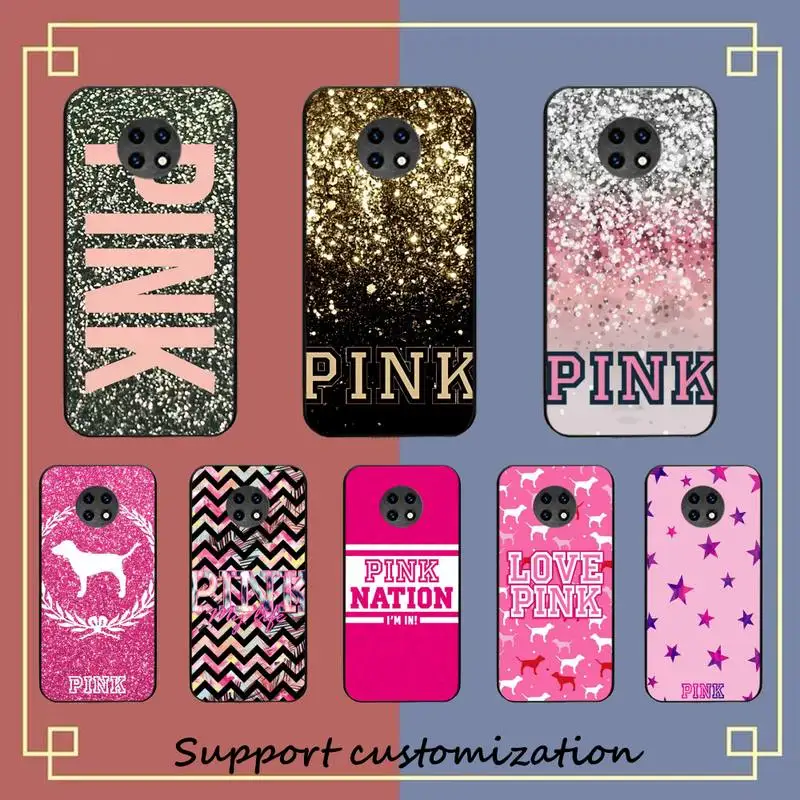 

PINK LOVE Phone Case for Redmi 5 6 7 8 9 A 5plus K20 4X S2 GO 6 K30 pro