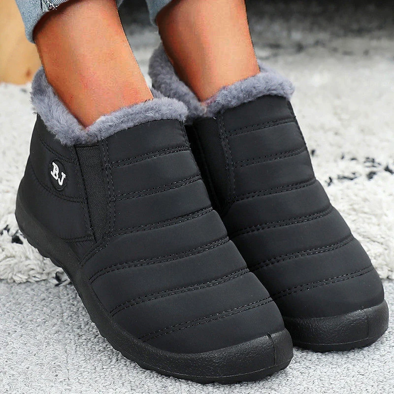 

Женские зимние ботинки, женские ботинки на плоской подошве, водонепроницаемые ботинки для женщин, сохраняющая тепло обувь для женщин, женск...