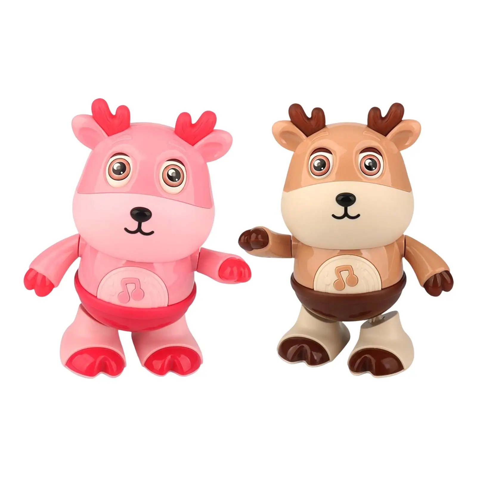 

Interactive Walking Waving Deer, Dance Animal Doll Learning Toy ,Musical