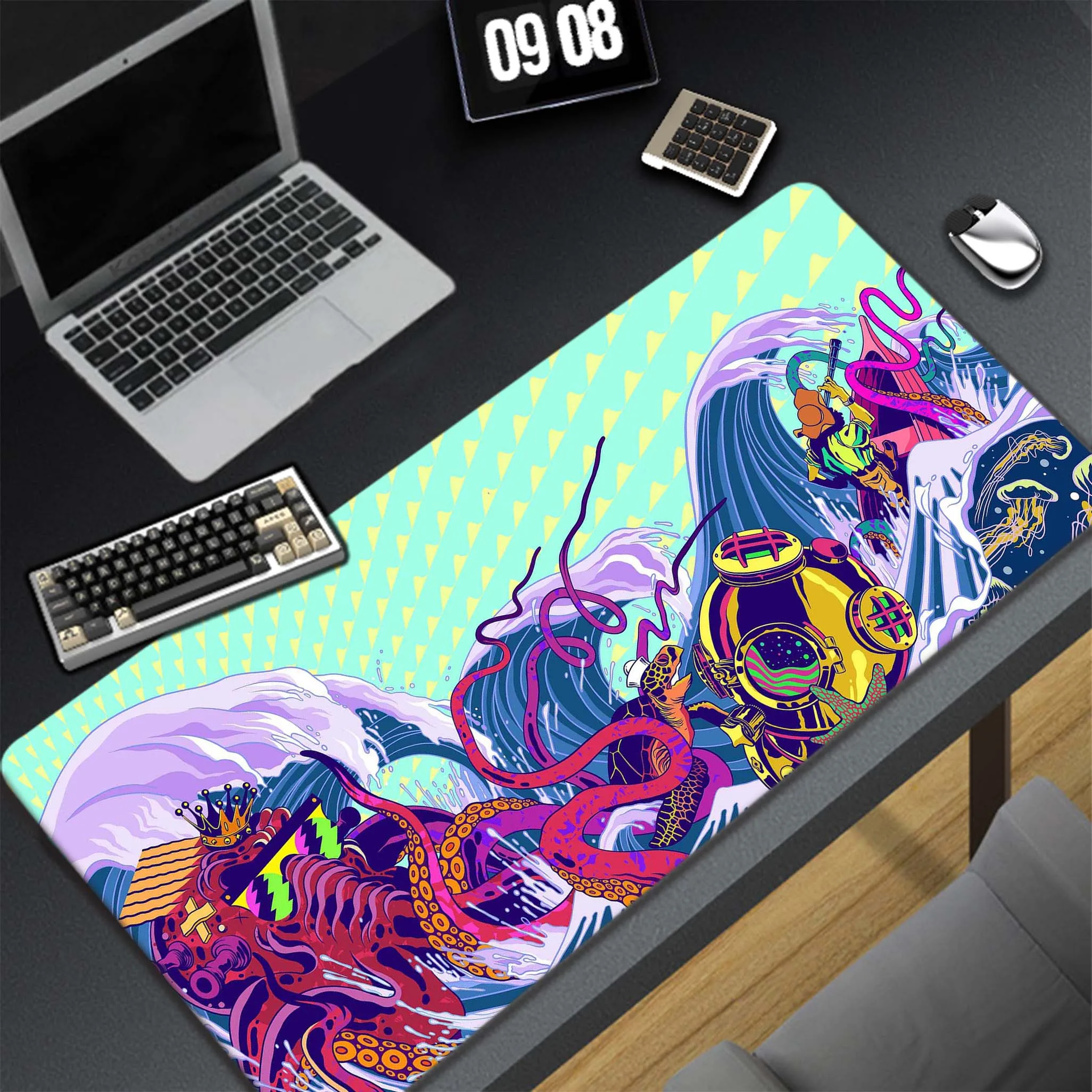 

Company Desk Pad Locking Edge Mouse Pads Oni Mouse Pad Gaming Mouse Mat Big Mouse Pads Large Mousepad Rubber Desk Mat 900x400mm