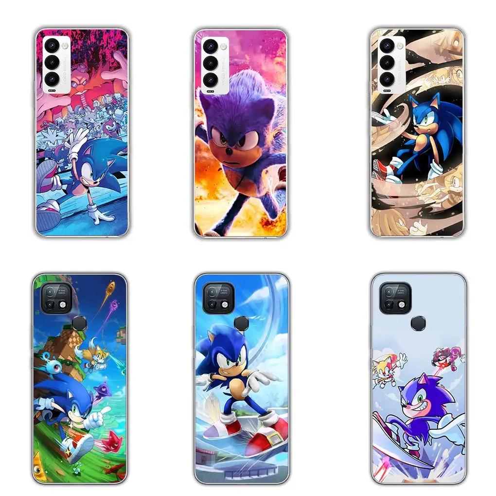S-Sonics-Poster Hedgehog Phone Cover Casing for Motorola Moto E22 E40 E30 G200 G13 G14 G54 G84 G85 G04 G24 One Fusion Case