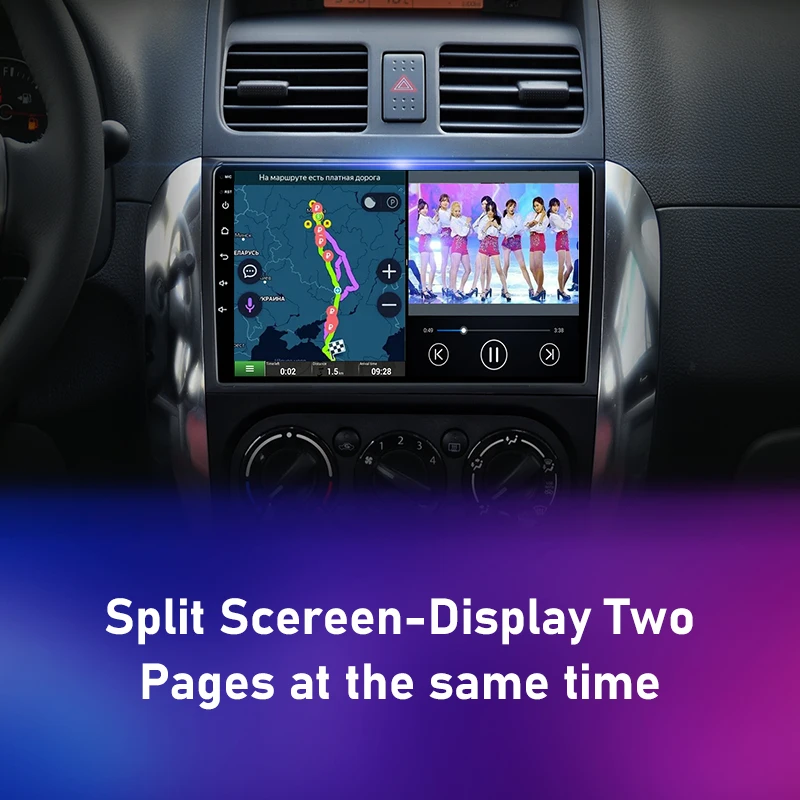 $77.54 Android Car Radio for Suzuki SX4 2006-2013 Fiat Sedici 2005-2014 Multimedia Video Player Navigation 2din Carplay Stereo Audio