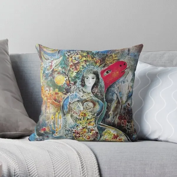 

Famous Marc Chagall Painter Quote Best Printing Throw Pillow Cover Bedroom Waist Comfort Case Anime Fashion Pillows not include