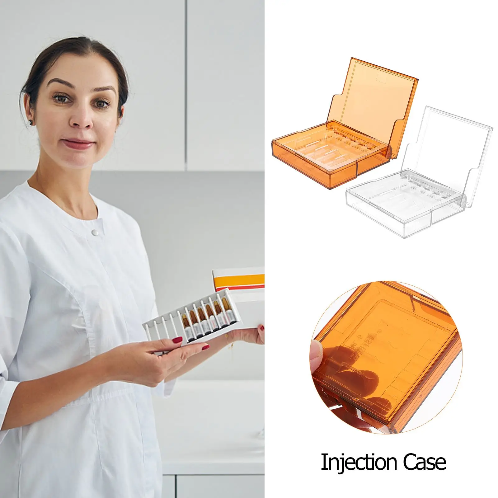 2 шт. светонепроницаемая коробка для медицинских принадлежностей инъекций