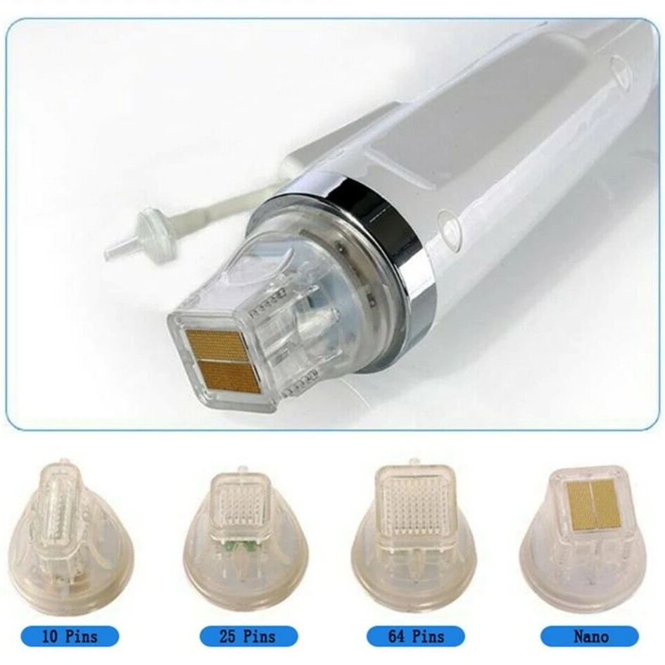 

Disposable RF Microneedle Gold Cartridge Nano/10/25/64 Pins Cartridge For RF Skin Care Wrinkle Removal Beauty Machine Accessory