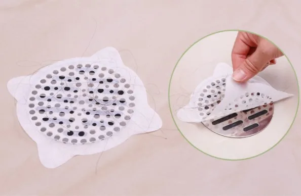 

Adhesive bathroom drain protector 10 pcs Set