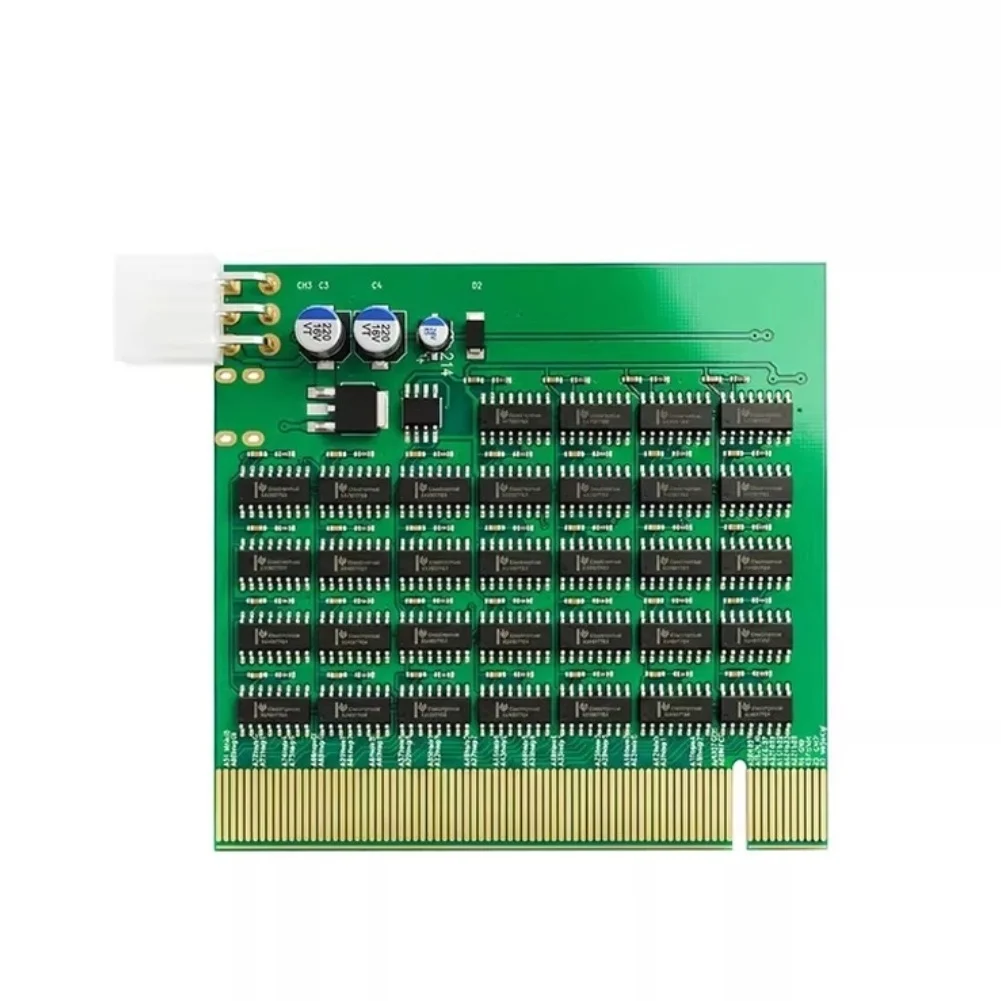 Фото Тестер-карта PCI/E 16X со светодиодными индикаторами и питанием Type-C для диагностики и ремонта графических карт настольных материнских плат №3