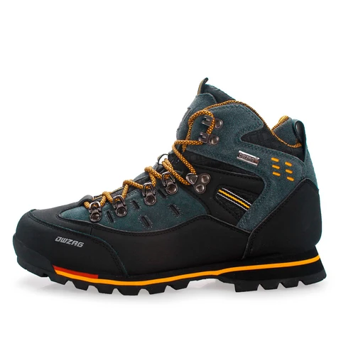 Мужские кроссовки, водонепроницаемые походные ботинки Outdooor, осенне-зимняя обувь для горного туризма, сохраняющие тепло ботильоны, Размер 40-47
